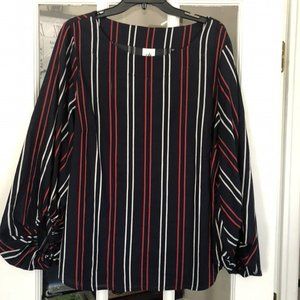 cabi Flag Blouse NWOT XL